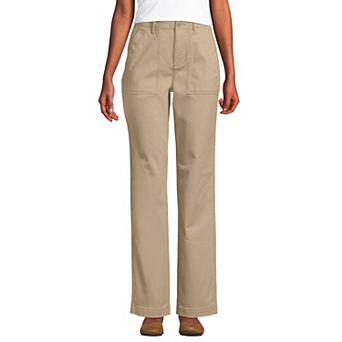 Petite Lands' End High-Rise Chino Utility Pants