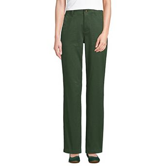 Petite Lands' End High-Rise Chino Utility Pants