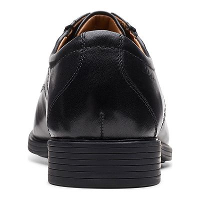 Clarks Whiddon Pace Black Leather Oxford Shoes NIB. 10.5 Wide Men main image 2
