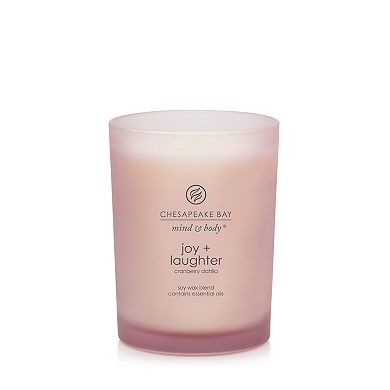 Chesapeake Bay Joy + Laughter Cranberry Dahlia Jar Candle