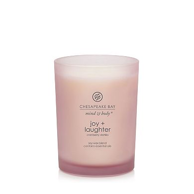 Chesapeake Bay Joy + Laughter Cranberry Dahlia Medium Jar Candle