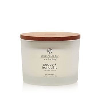 Chesapeake Bay Peace + Tranquility Cashmere Jasmine 3-Wick Jar Candle