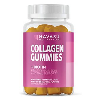 Collagen Gummies, Lemon Flavor, 60 ct