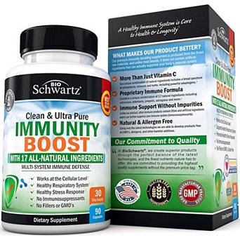 BioSchwartz Immunity Boost with Vitamin C and Zinc, 90 Capsules