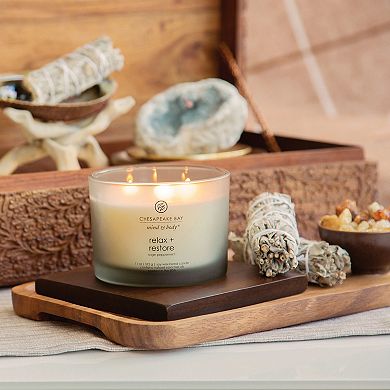 Chesapeake Bay Relax + Restore Sage Peppermint Jar Candle
