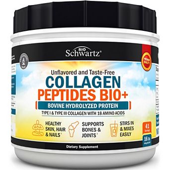 BioSchwartz Collagen Peptides BIO+ Powder 16 oz