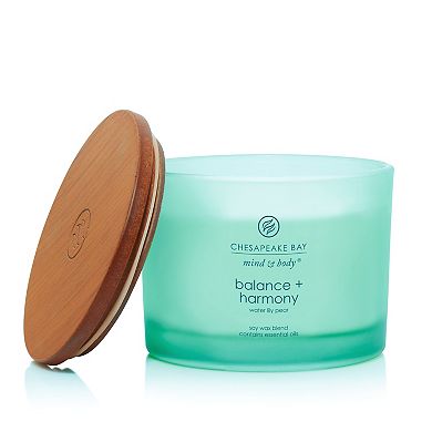 Chesapeake Bay Balance + Harmony Water Lily Pear 3-Wick Jar Candle