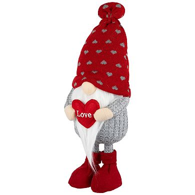 13.5" Plush Standing Love Gnome Valentine's Day Figurine