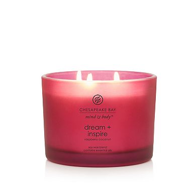 Chesapeake Bay Dream + Inspire Raspberry Coconut 3-Wick Jar Candle