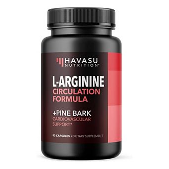 L-Arginine + Pine Bark Capsules, 90 ct