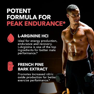 L-Arginine + Pine Bark Capsules, 90ct