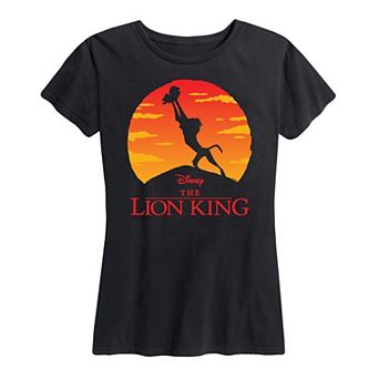 Disney's Lion King Women's Pride Rock Silhouette Graphic Tee