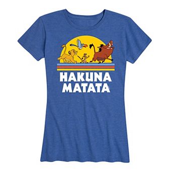 Disney's Lion King Women's Hakuna Matata Sunset Graphic Tee