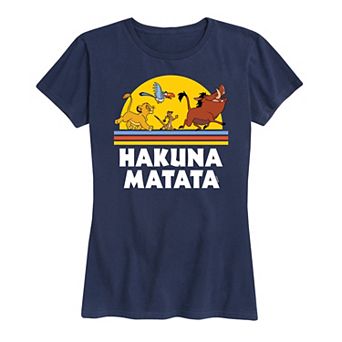 Disney's Lion King Women's Hakuna Matata Sunset Graphic Tee