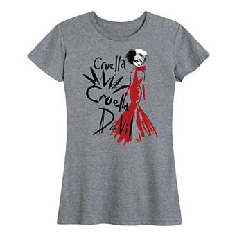 Disney's Cruella Women's De Vil Graphic Tee