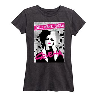 Disney's Cruella Women's Hello Cruell World Graphic Tee
