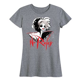 Disney's Cruella Women's No Rules Graphic Tee
