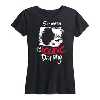 Disney's Cruella Women's Stay Weird Graphic Tee
