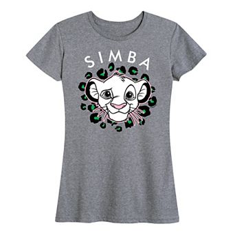 Disney's Lion King Simba Women's Green Spots Graphic Tee