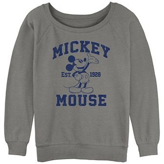 Disney's Mickey Mouse Since 1928 Juniors' Graphic Slouchy Terry