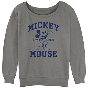 Disney's Mickey Mouse Since 1928 Juniors' Graphic Slouchy Terry