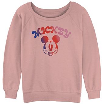 Disney's Mickey Mouse Gradient Design Juniors' Graphic Slouchy Terry