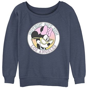 Disney's Minnie Mouse Los Angeles Style Juniors' Graphic Slouchy Terry