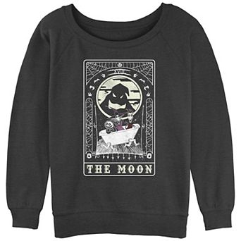Disney's The Nightmare Before Christmas The Moon Tarot Card Juniors' Graphic Slouchy Terry