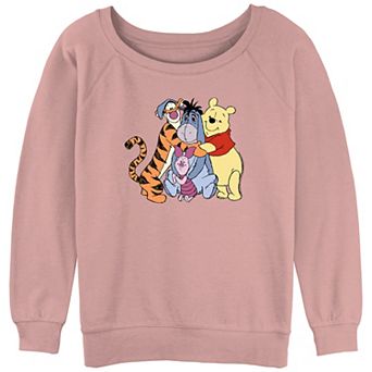 Disney's Winnie The Pooh And Friends Group Hug Juniors' Graphic Slouchy Terry