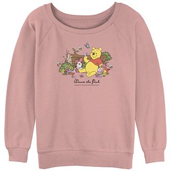 Disney's Winnie The Pooh Sitting With Piglet Juniors' Graphic Slouchy Terry