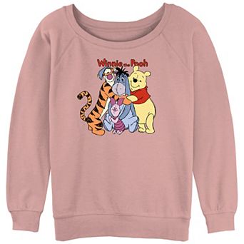 Disney's Winnie The Pooh And Friends Hug Juniors' Graphic Slouchy Terry
