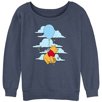 Disney's Winnie The Pooh Ballon Ride Juniors' Graphic Slouchy Terry
