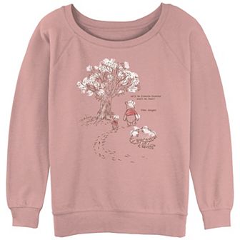 Disney's Winnie The Pooh And Piglet Friendship Juniors' Graphic Slouchy Terry