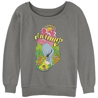 Disney's Winnie The Pooh Eeyore Dreamy Juniors' Graphic Slouchy Terry