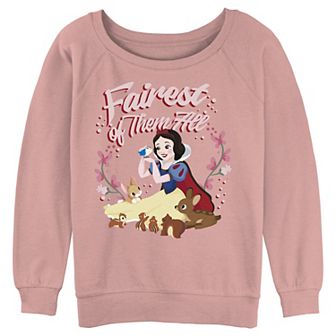 Disney's Snow White Fairest Of Them All Juniors' Graphic Slouchy Terry