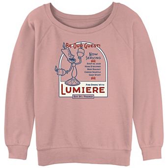 Disney's Beauty And The Beast Lumiere Be Our Guest Juniors' Graphic Slouchy Terry