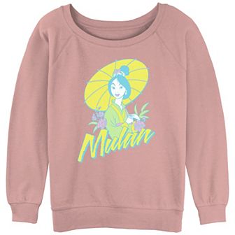 Disney's Mulan Pop Colors Portrait Juniors' Graphic Slouchy Terry