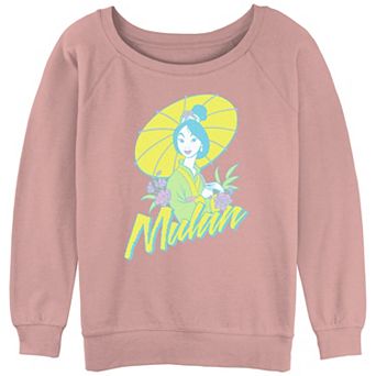 Disney's Mulan Pop Colors Portrait Juniors' Graphic Slouchy Terry