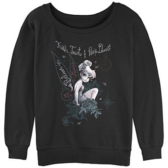 Disney's Tinker Bell Believe In Fairies Juniors' Graphic Slouchy Terry