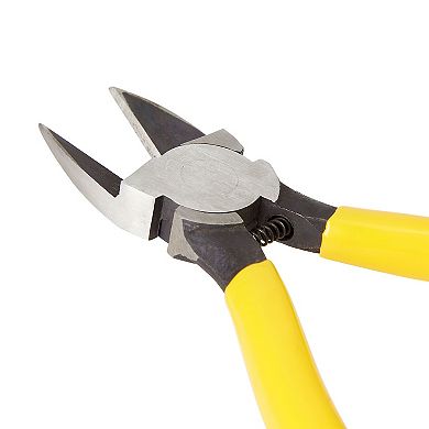 2 Pack CR-V Wire Flush Cutters, Soft Wire Side Cutters for Jewelry Making (Yellow, 7.5 Inch)