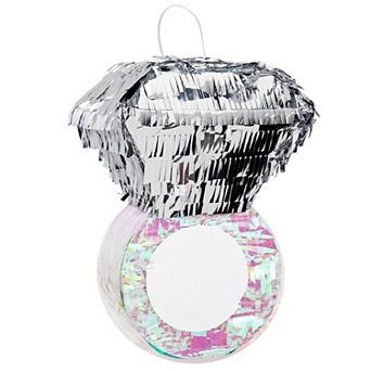 Diamond Ring Pinata For Bachelorette Party, Bridal Shower, Wedding, 7 X 7 X 11"