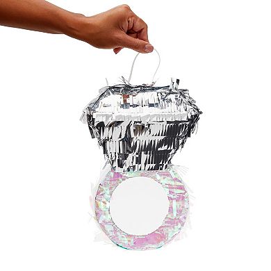 Diamond Ring Pinata For Bachelorette Party, Bridal Shower, Wedding, 7 X 7 X 11"
