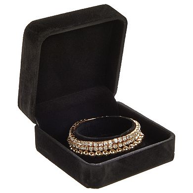 Velvet Jewelry Organizer Gift Box For Girls Women Bracelet Ring Earring Necklace