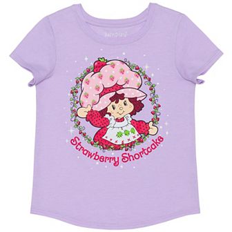 Girls 4-12 Jumping Beans® Short Sleeve Strawberry Shortcake Graphic Tee