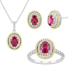 Kohls ruby deals jewelry