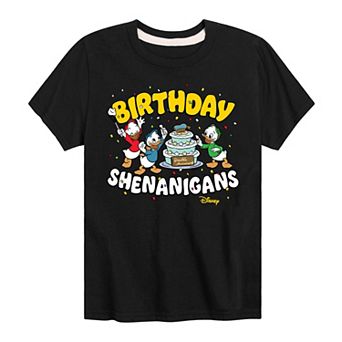 Disney's Mickey Mouse & Friends Boys 8-20 Birthday Shenanigans Graphic Tee