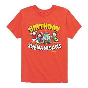 Disney's Mickey Mouse & Friends Boys 8-20 Birthday Shenanigans Graphic Tee