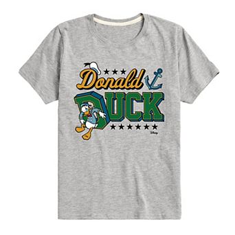Disney's Mickey Mouse & Friends Donald Duck Boys 8-20 Collegiate Graphic Tee