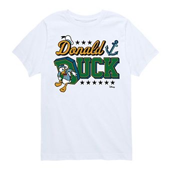 Disney's Mickey Mouse & Friends Donald Duck Boys 8-20 Collegiate Graphic Tee