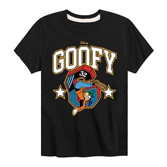 Disney's Mickey Mouse & Friends Goofy Boys 8-20 Collegiate Graphic Tee